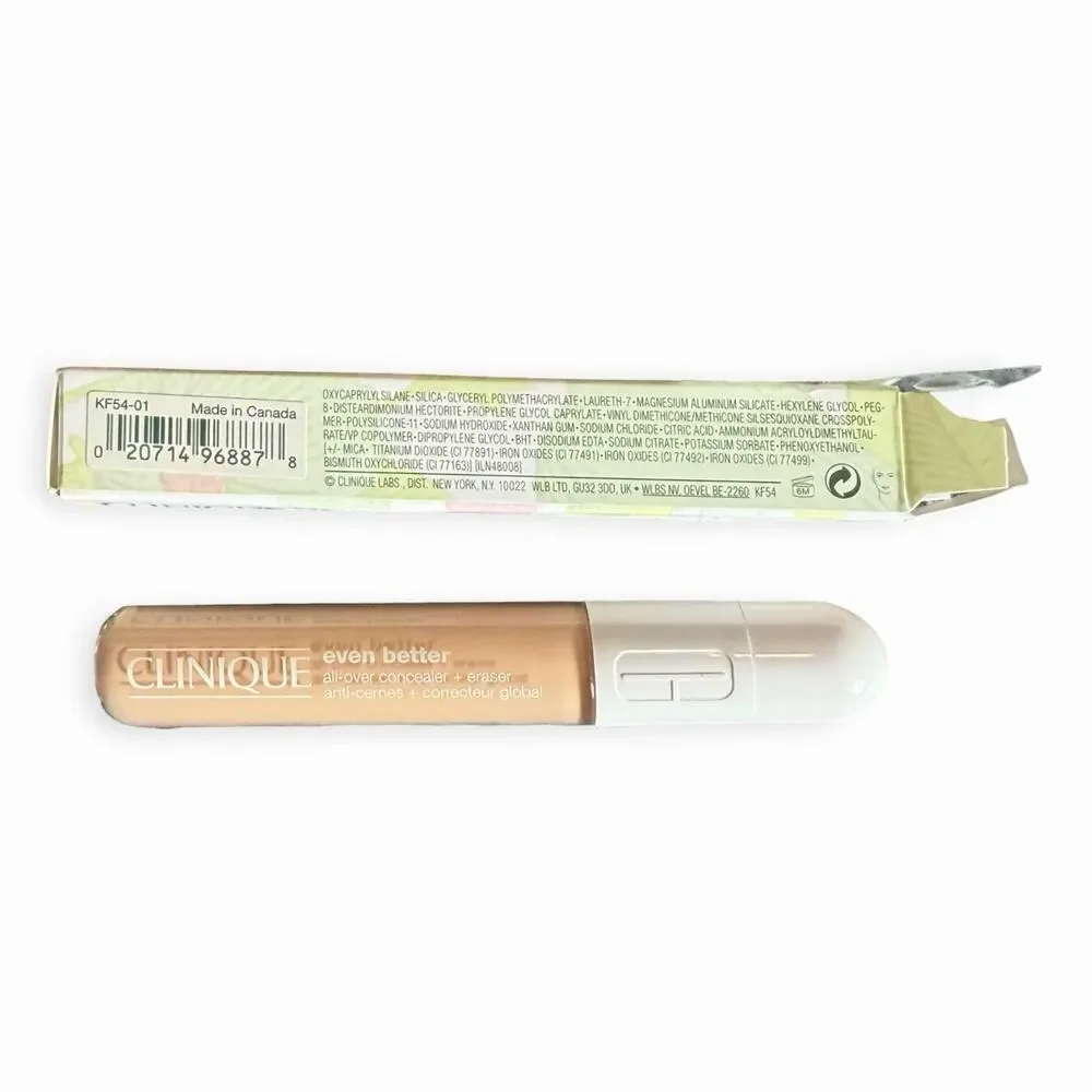 Clinique Even Better All-Over Concealer + Eraser CN 10 Alabaster 6ml NIB